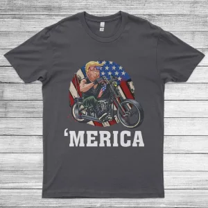 Funny Merica 4th of July America Flag Unisex T-Shirt