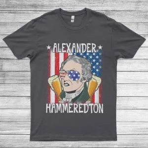 Funny Hammeredton 4th of July America Flag Unisex T-Shirt