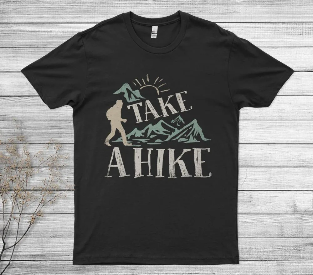 Take A Hike Outdoor Hiking Nature Hiker Vintage T-Shirt