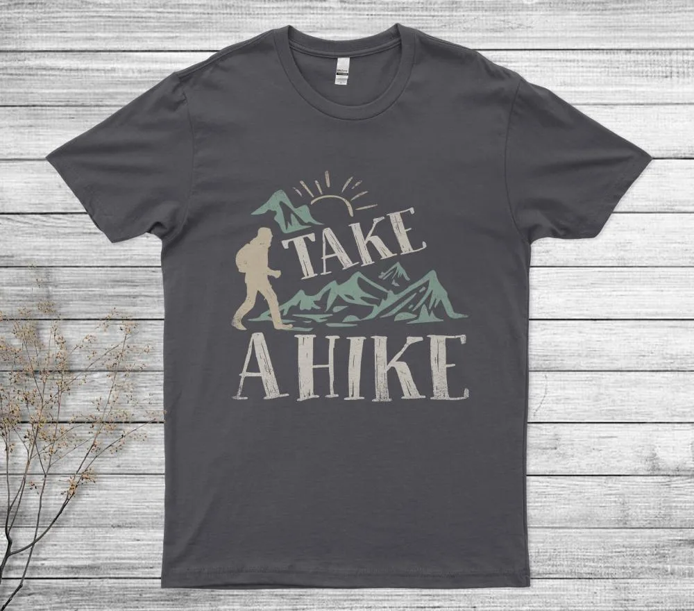 Take A Hike Outdoor Hiking Nature Hiker Vintage T-Shirt