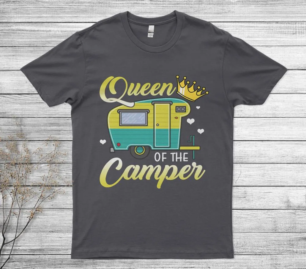 Camping Lover Queen Of The Camper T-Shirt