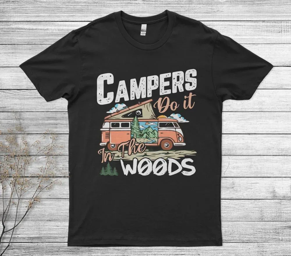 Camping Because Adulting Is Boring T-Shirt