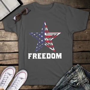 DA Drunk America Freedom America Flag Star Unisex T-shirt