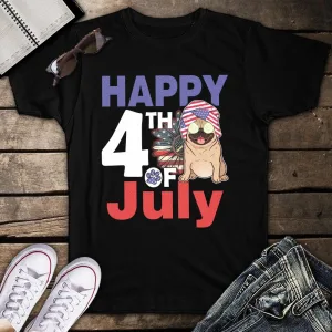 Happy 4th Of July Freedom Day America Flag Unisex T-shirt