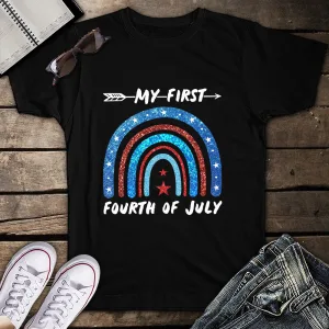 My First Fourth of July Patriotic Unisex T-shirt