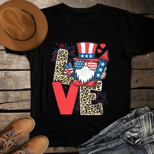 Merica Bulldog Cigar American Flag Cap Fireworks 4th Of July Unisex T-Shirt