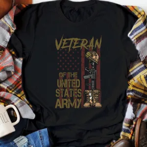 I'm Not Just Daddy's Little Girl, I'm A Veteran's Daughter, American Flag Army Dad July 4th Unisex T-shirt