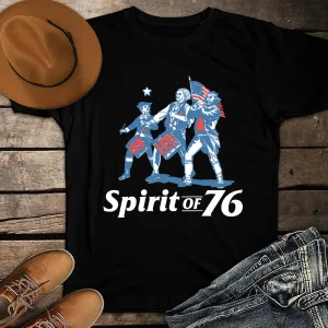 Spirit of 76 Funny 4th of July Patriotic Unisex T-shirt