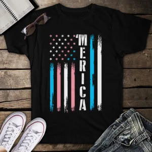 Merica Flag 4th of July Unisex T-shirt