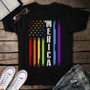 Merica Flag 4th of July Unisex T-shirt