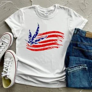 Love Gnomes 4th of July Patriotic Unisex T-Shirt